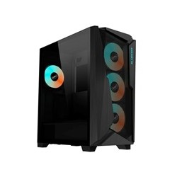 GIGABYTE case GB-C301G V2, Mid Tower, 1xUSB-C 3.2, 2xUSB 3.0, ARGB Hub, 4x 120mm ARGB Fan, černá