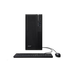 ACER PC Veriton VS2720G, i3-14100,8GB DDR5,512GB M.2 SSD,Wifi,DVD±RW,USB KB+mouse,W11P,180W,Black