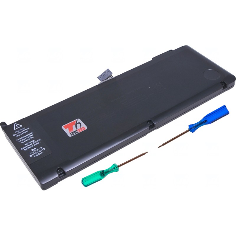 Baterie T6 Power pro Apple MacBook Pro 15" (2011, Mid 2012), 6700mAh, 73Wh, 6cell, Li-pol