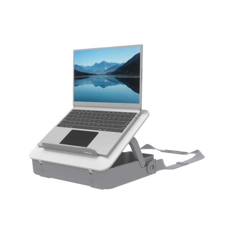 FELLOWES kufřík a podložka pod notebook BREYTA/ 384mm x 89mm x x308mm/ bílý
