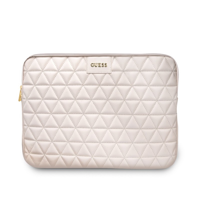 Guess Quilted Obal pro Notebook 13" Pink