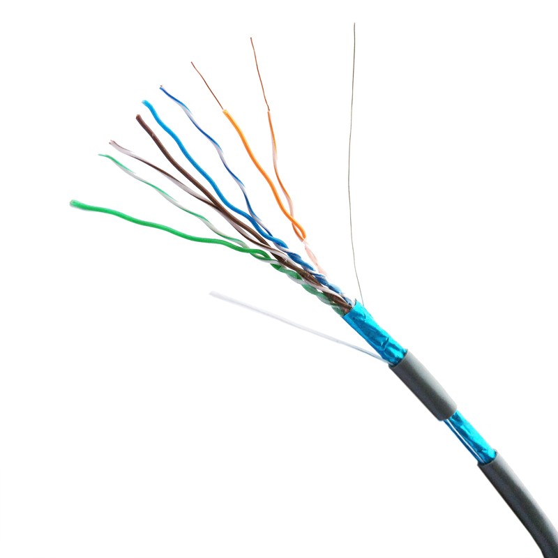 Metráž DATACOM FTP drát CAT5E LSOH,Eca 100m šedý