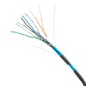 Metráž DATACOM FTP drát CAT5E LSOH,Eca 100m šedý