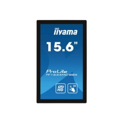 15,6" iiyama TF1634MC-B8X: IPS, FullHD, capacitive, 10P, 450cd/m2, VGA, DP, HDMI, IP65, černý