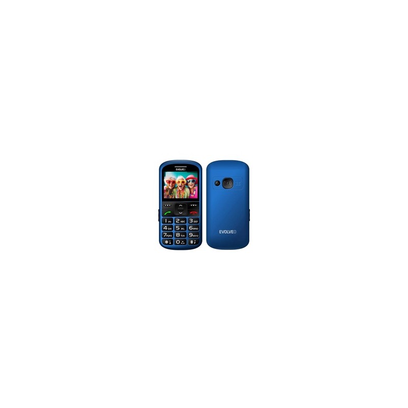 EVOLVEO EasyPhone XS, mobilní telefon pro seniory, modrá