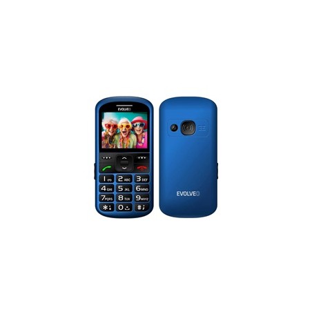 EVOLVEO EasyPhone XS, mobilní telefon pro seniory, modrá