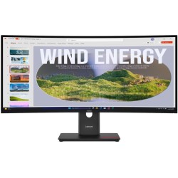 LENOVO LCD T34WD-40 - 34",VA,matný,21:9,3440x1440,120Hz,4ms,300cd,3000:1,HDMI,DP,USB-C,PD100W,RJ45,USBhub,VESA