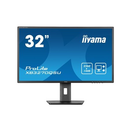 iiyama ProLite/XB3270QSU-B1/31,5"/IPS/QHD/100Hz/3ms/Black/3R