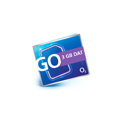 O2 Předplacená karta GO 3GB DAT
