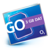 O2 Předplacená karta GO 3GB DAT