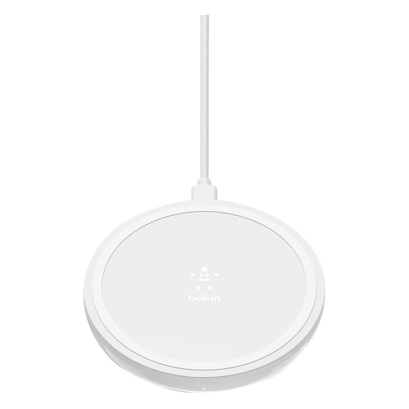 BELKIN 10W bezdrátová nabíječka se zdrojem a kabelem, bílá