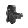 RAM Mounts rameno krátké, tvrzený plast, pro 1" kulové čepy (celková délka 60 mm), RAP-B-201U-A