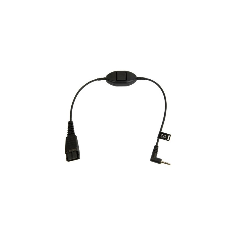 Jabra Cord, QD-Jack 2,5mm, 0,3m, straight