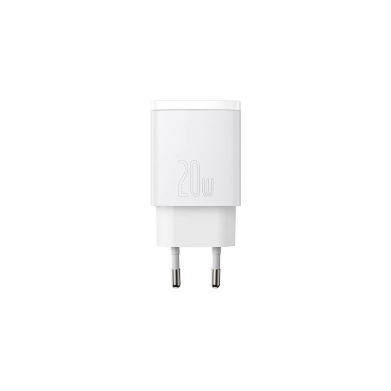 Baseus CCXJ-B02 Compact Quick Nabíječka USB/USB-C 20W White