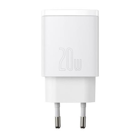 Baseus CCXJ-B02 Compact Quick Nabíječka USB/USB-C 20W White