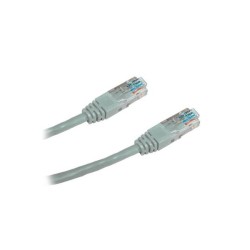DATACOM Patchkabel 10m , UTP , Cat5e , RJ45, šedý