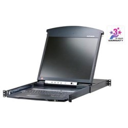 Aten 16-port Cat.5 KVM PS/2+USB,19" LCD, touch