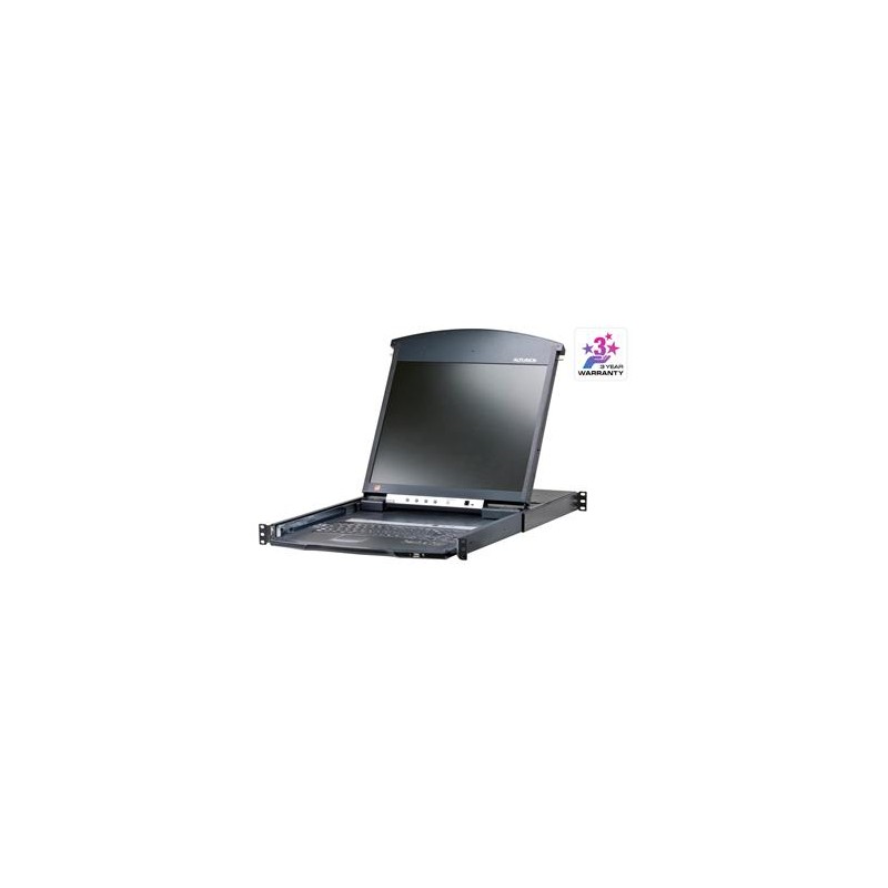 Aten 16-port Cat.5 KVM PS/2+USB,19" LCD, touch