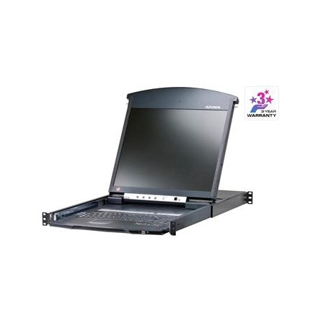 Aten 16-port Cat.5 KVM PS/2+USB,19" LCD, touch