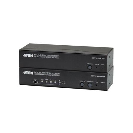 ATEN Extender PC-konzole, Dual View, 300m