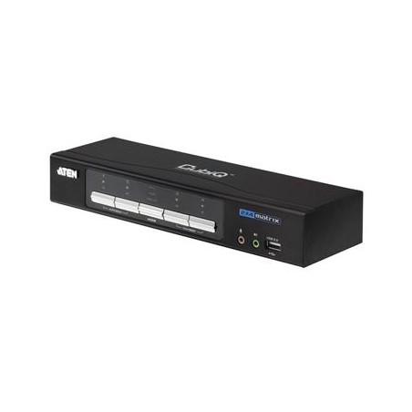 ATEN 2x4 port, DVI/HDMI KVMP, USB, audio, combo k.