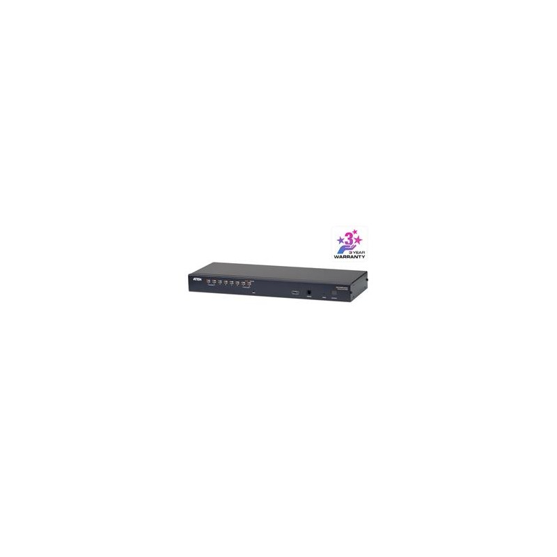 ATEN 8port Cat5 KVM, PS/2+USB, OSD, rack, SUN