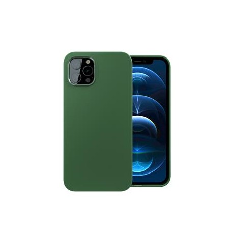 ER POWER Silikonový kryt CARNEVAL SNAP pro iPhone 13 Pro Max s MagSafe - zelená