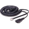 Jabra QD-RJ10, 0,5-2m, coiled