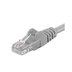 PREMIUMCORD Patch kabel UTP RJ45-RJ45 CAT5e 0.25m šedá