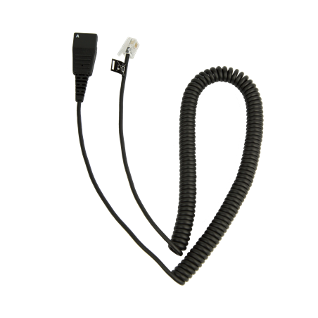 Jabra QD-RJ10, 0,5-2m, coiled - Cisco
