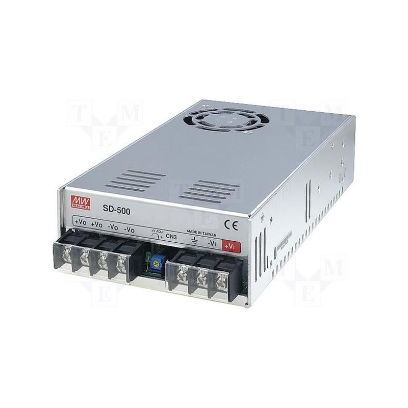 MEANWELL - SD-500L-48 - DC/DC měnič napětí uzavřený 504W z 19-72V na 48V