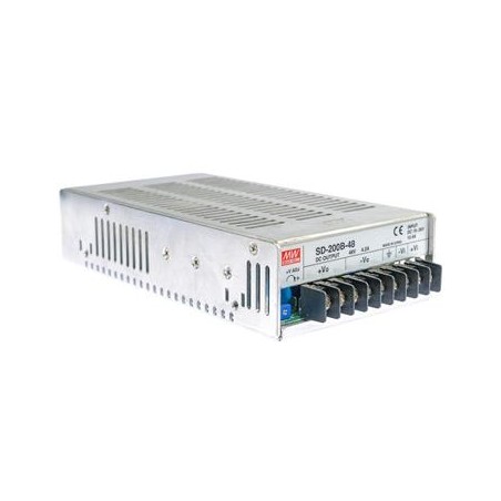 MEANWELL - SD-200B-48 - DC/DC měnič napětí z 19-36V na 48V (200W)