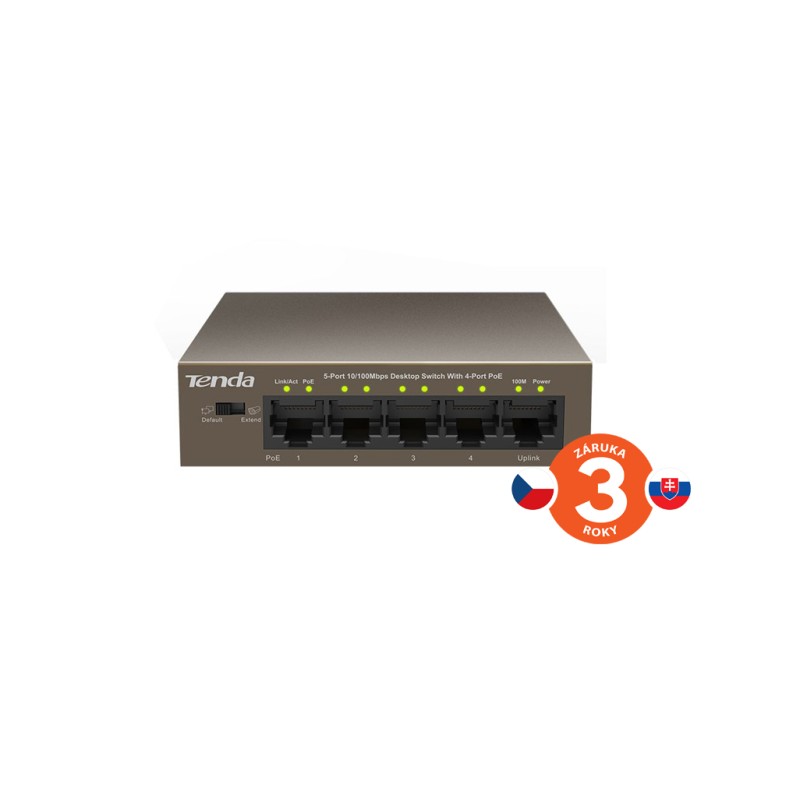 Tenda TEF1105P-4-63W - PoE AT Switch