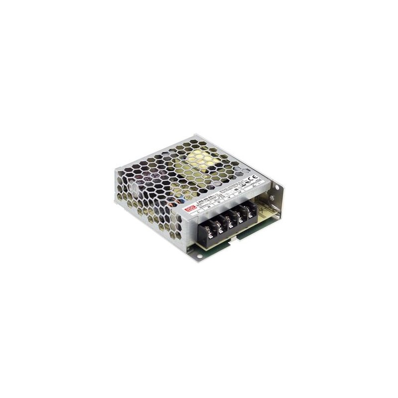 MEANWELL - LRS-50-12 - Průmyslový napájecí spínaný zdroj uzavřený 12V 50W