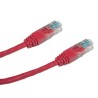 DATACOM patch cord UTP cat5e 3M červený