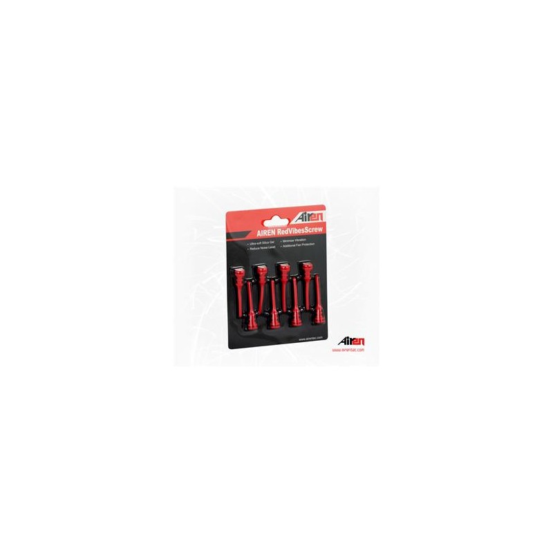 AIREN RedVibes Screw (8pcs Red color pack)