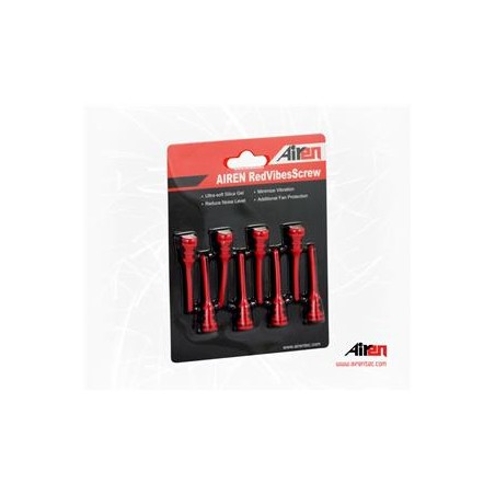 AIREN RedVibes Screw (8pcs Red color pack)
