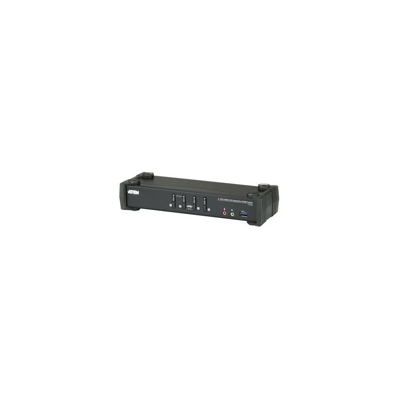 ATEN 4-port 4K DisplayPort KVMP USB3.0, audio