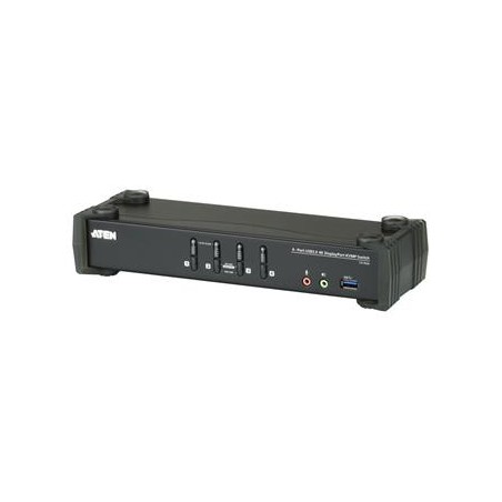 ATEN 4-port 4K DisplayPort KVMP USB3.0, audio