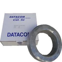 DATACOM UTP drát cat5e bal.100m šedý