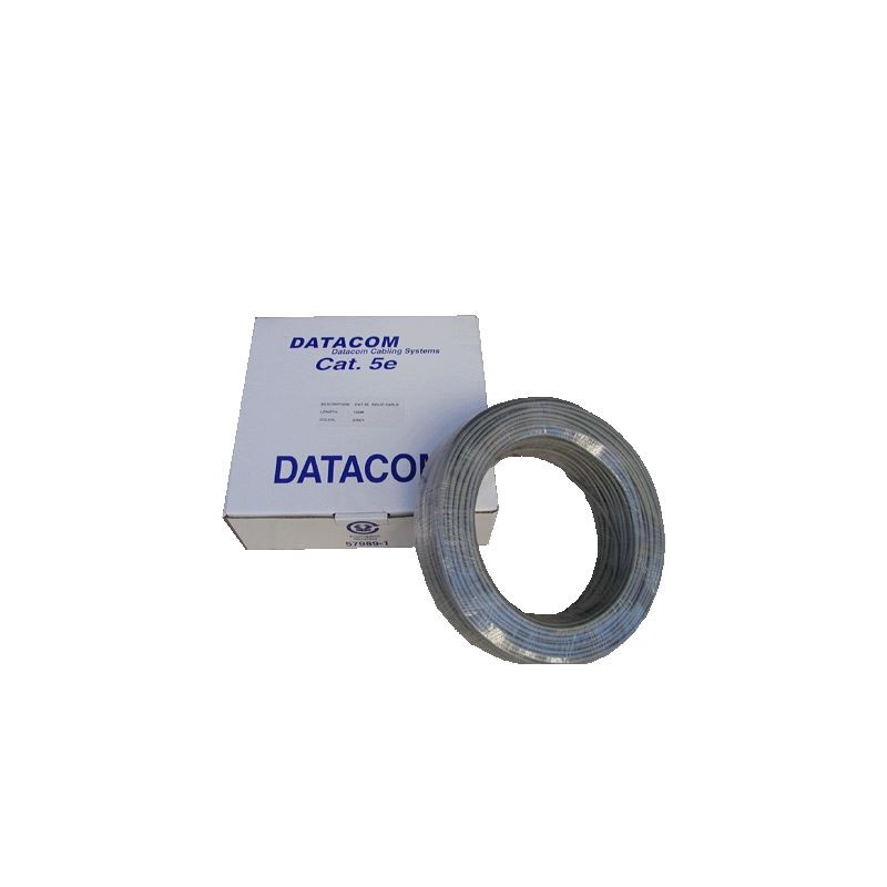 DATACOM UTP drát cat5e bal.100m šedý