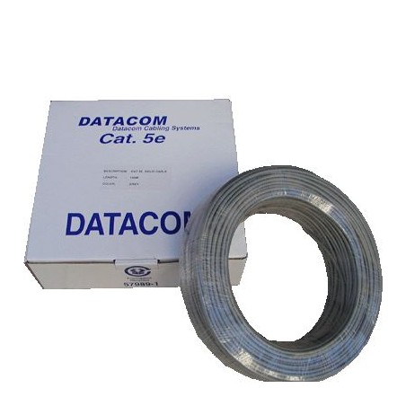 DATACOM UTP drát cat5e bal.100m šedý