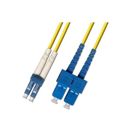 Optický patchkabel duplexní, LC-SC 9/125um SM, 2m, OS2