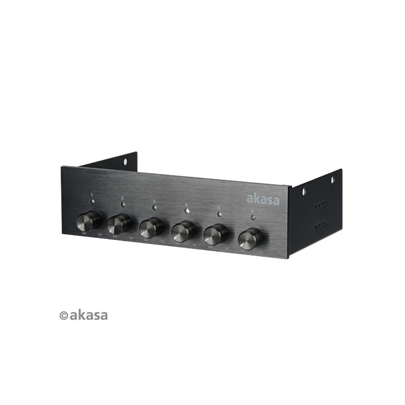 AKASA kontrolní panel 6 ventilátorů