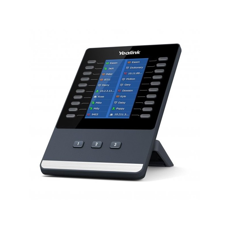 Yealink EXP43, exp. modul s barevným LCD, 60 tl., k tel. T43U/T46U/T48U