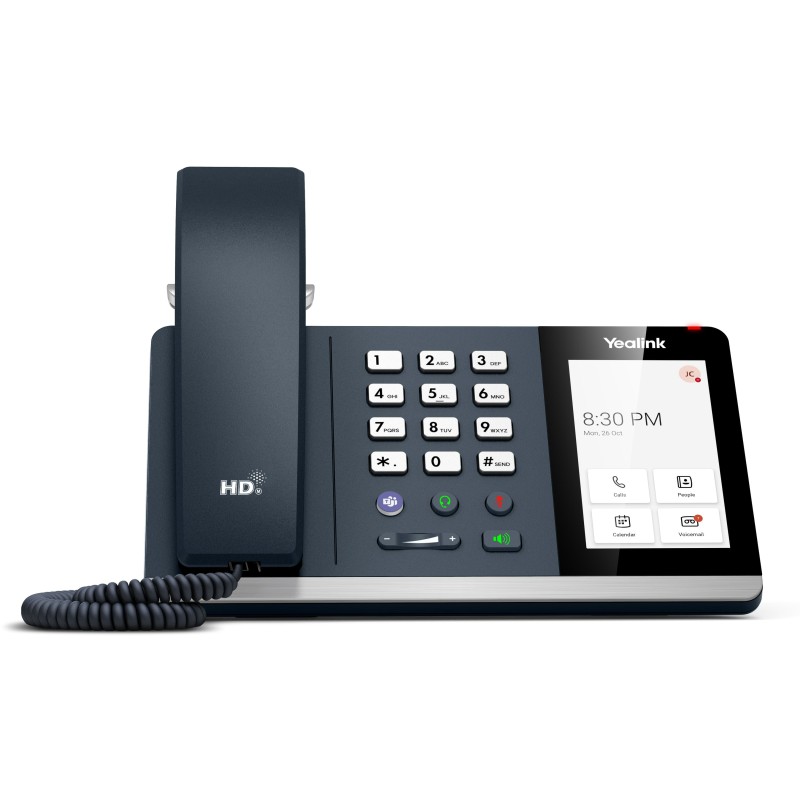 Yealink MP54 E2, IP tel., PoE, 4" bar. dotyk. LCD, Teams