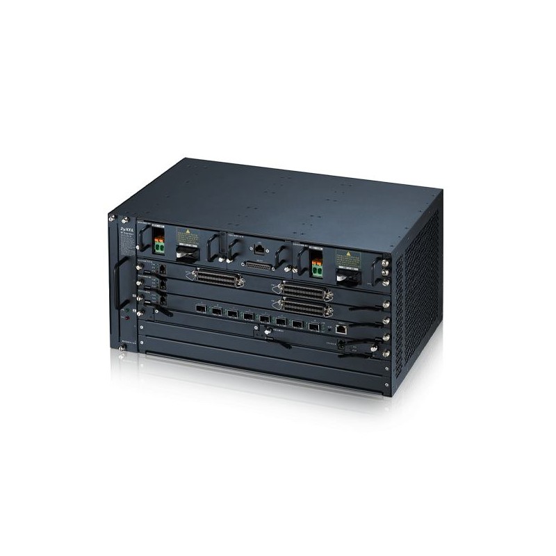 Zyxel IES5206M 5U 6-SLOT chassis MSAN with one AC power module