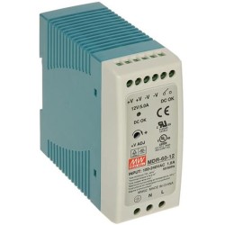 MEANWELL - MDR-60-24 - Průmyslový napájecí zdroj 24V 60W na DIN lištu