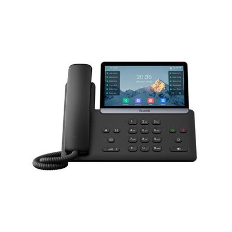 Yealink SIP-T77U SIP telefon, PoE, 16 SIP účtů, 7" bar. LCD, GigE, 2x USB