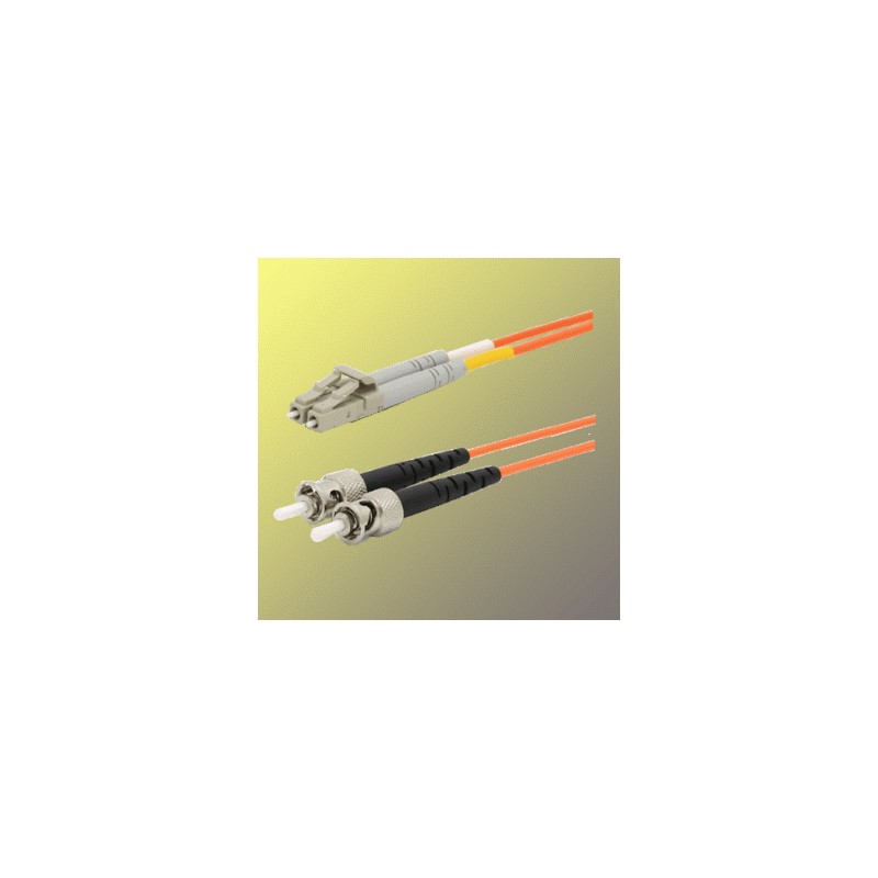 Optický patchkabel duplex LC-ST 62,5/125 µm MM,1m, OM1